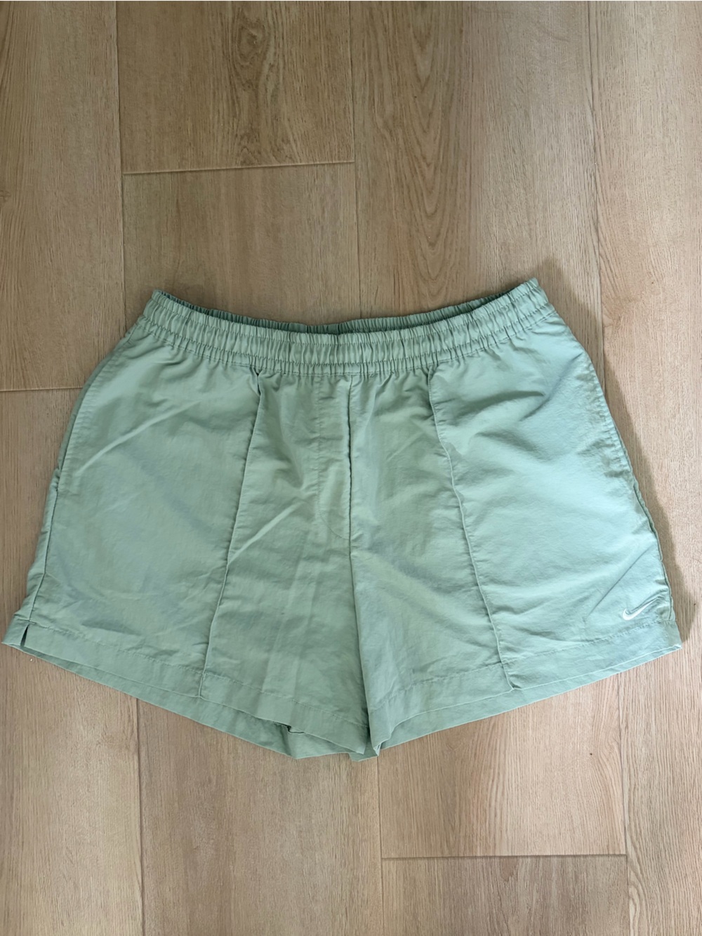 Nike Light Sage Green Athletic Shorts
